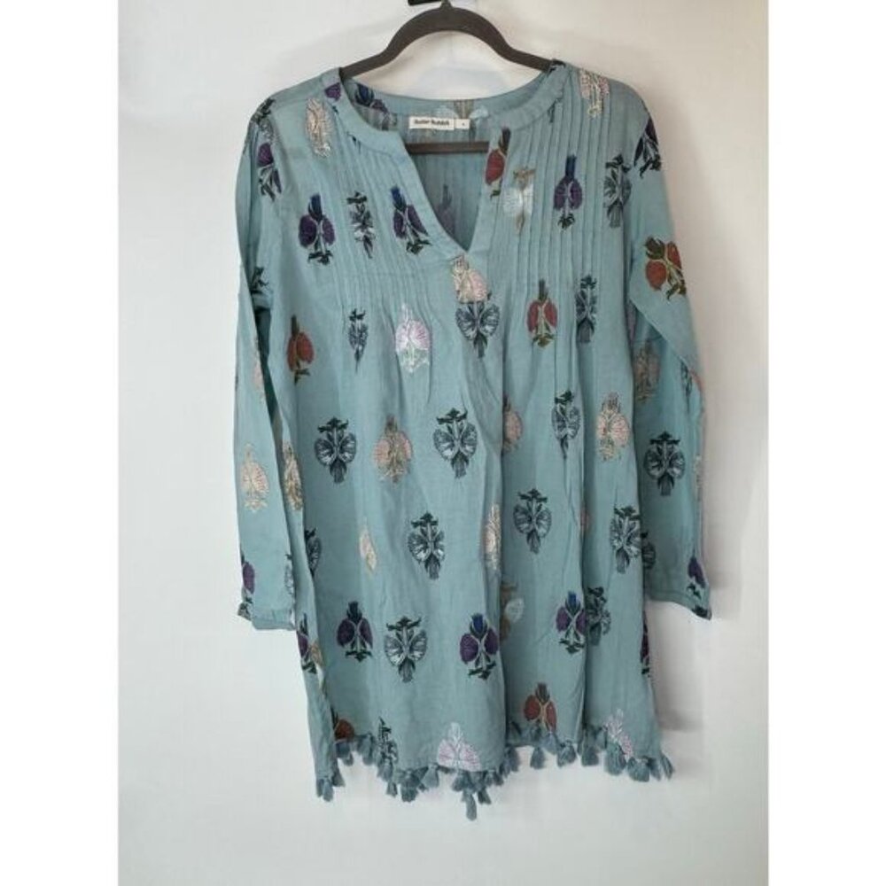 Roller Rabbit klokke flower ziva tunic dress S